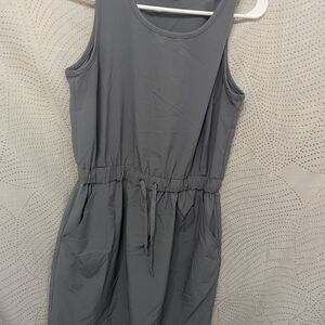 Tek Gear Gray Sleeveless Mini Dress Size S